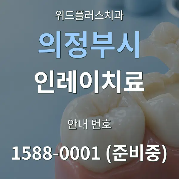 의정부시 인레이치료 대표 안내 그래픽