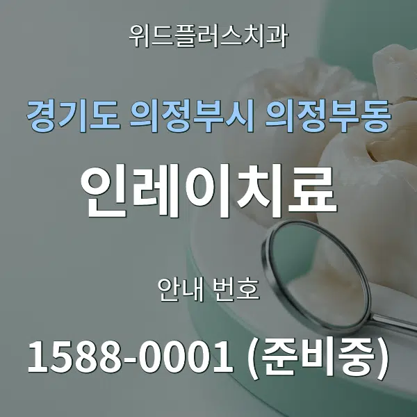 경기도 의정부시 의정부동 인레이치료 대표 안내 그래픽
