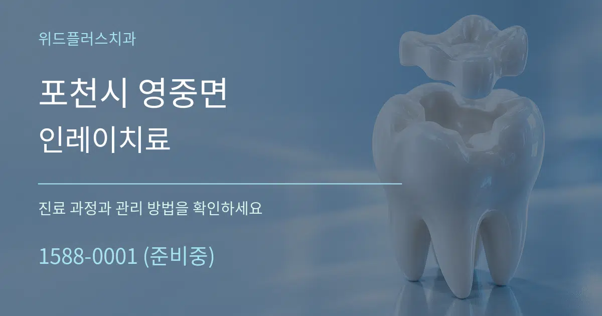 포천시 영중면 인레이치료 서비스 이용 안내 그래픽