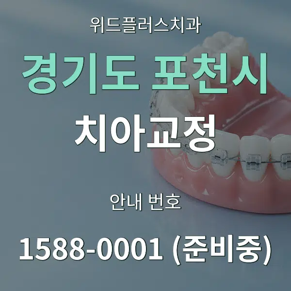경기도 포천시 치아교정 대표 안내 그래픽