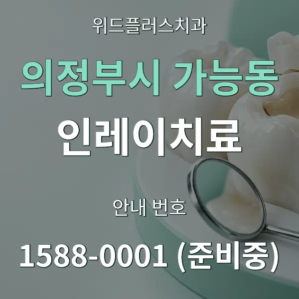 의정부시 가능동 인레이치료 대표 안내 그래픽
