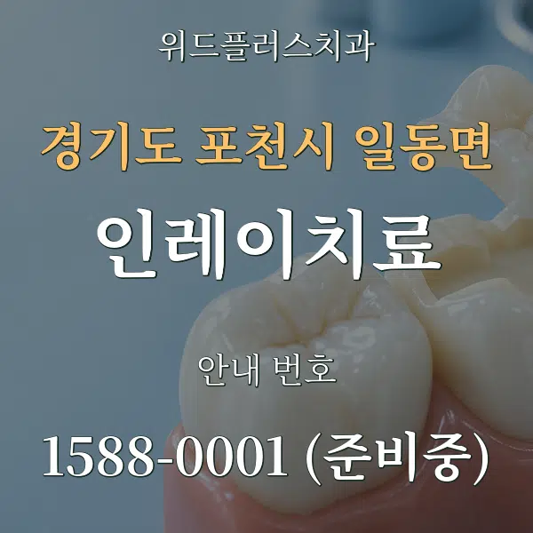 경기도 포천시 일동면 인레이치료 대표 안내 그래픽